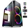 Spirit of Gamer Deathmatch 3 RGB ablakos táp nélküli fekete mATX ház