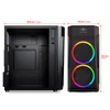Kép 10/22 - Spirit of Gamer Deathmatch 3 RGB ablakos táp nélküli fekete mATX ház
