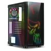 Spirit of Gamer GHOST ONE RGB fekete ablakos táp nélküli mATX ház