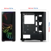 Spirit of Gamer GHOST ONE RGB fekete ablakos táp nélküli mATX ház