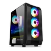 Spirit of Gamer Rogue VI RGB fekete ablakos táp nélküli ATX ház