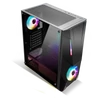 Kép 2/16 - Spirit of Gamer Rogue V RGB fekete ablakos táp nélküli ATX ház