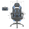 Kép 6/15 - Spirit Of Gamer Mustang Gaming Chair Black/Blue
