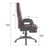 Kép 7/15 - Spirit Of Gamer Mustang Gaming Chair Black/Red