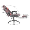 Kép 8/15 - Spirit Of Gamer Mustang Gaming Chair Black/Red