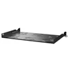 Kép 3/5 - Stalflex B-RSF19-1U-300B 19" 1U 300mm mély 2 ponton rögzíthető fekete fix tálca