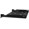 Kép 4/5 - Stalflex B-RSF19-1U-300B 19" 1U 300mm mély 2 ponton rögzíthető fekete fix tálca