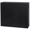 Kép 2/8 - Stalflex CR19-2U-130-B 19" 2U 130mm mély fekete fém ajtós fali rack szekrény