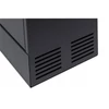 Kép 5/8 - Stalflex CR19-2U-130-B 19" 2U 130mm mély fekete fém ajtós fali rack szekrény