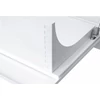 Kép 7/8 - Stalflex CR19-3U-180-W 19" 3U 180mm mély fehér fém ajtós fali rack szekrény