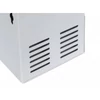 Kép 8/8 - Stalflex CR19-3U-180-W 19" 3U 180mm mély fehér fém ajtós fali rack szekrény