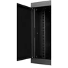 Kép 5/8 - Stalflex RC10-6U-300GB 10" 6U 300 mm mély lapra szerelt fekete üveg ajtós fali rack szekrény