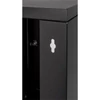 Kép 5/6 - Stalflex RC10-9U-300GB 10" 9U 300 mm mély lapra szerelt fekete üveg ajtós fali rack szekrény