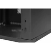 Kép 9/12 - Stalflex RC19-12U-450GB 19" 12U 450 mm mély lapra szerelt fekete üveg ajtós fali rack szekrény