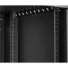 Kép 6/12 - Stalflex RC19-12U-450GB 19" 12U 450 mm mély lapra szerelt fekete üveg ajtós fali rack szekrény