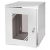 Kép 2/8 - Stalflex RC19-12U-450GG 19" 12U 450 mm mély lapra szerelt szürke üveg ajtós fali rack szekrény
