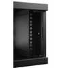 Kép 7/10 - Stalflex RC19-4U-350MB 19" 4U 350 mm mély lapra szerelt fekete fém ajtós fali rack szekrény