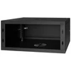Kép 3/10 - Stalflex RC19-4U-450MB 19" 4U 450 mm mély lapra szerelt fekete fém ajtós fali rack szekrény