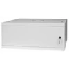 Kép 1/7 - Stalflex RC19-4U-450MG 19" 4U 450 mm mély lapra szerelt szürke fém ajtós fali rack szekrény
