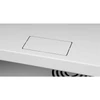 Kép 6/7 - Stalflex RC19-4U-450MG 19" 4U 450 mm mély lapra szerelt szürke fém ajtós fali rack szekrény