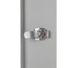 Kép 7/12 - Stalflex RC19-6U-350MG 19" 6U 350 mm mély lapra szerelt szürke fém ajtós fali rack szekrény