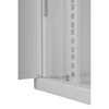 Kép 8/12 - Stalflex RC19-6U-350MG 19" 6U 350 mm mély lapra szerelt szürke fém ajtós fali rack szekrény