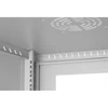 Kép 3/3 - Stalflex RC19-12U-600GG 19" 12U 600 mm mély lapra szerelt szürke üvegajtós fali rack szekrény
