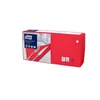 Kép 3/3 - Szalvéta, 1/4 hajtogatott, 3 rétegű, 32,5x32,8 cm, Advanced, TORK "Soft Lunch", vörös