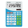 Kép 2/3 - Számológép, asztali, 10 számjegy, SHARP "EL-M332", kék