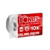 Kép 2/9 - Szappanos párna, rozsdamentes BONUS, 10db/cs