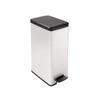 Kép 3/3 - Pedálos szemetes, 40 l, CURVER "Slim Bin", fekete-ezüst