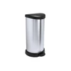 Kép 6/6 - Pedálos szemetes, fémhatású, 40 l, CURVER
