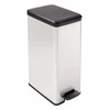 Kép 2/3 - Pedálos szemetes, 40 l, CURVER "Slim Bin", fekete-ezüst