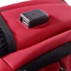 Kép 4/4 - TOO 15,6" lopásbiztos/USB portos piros hátizsák