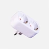 Kép 2/5 - TOO ADW-200 2 aljzat fehér fali hálózati adapter