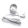Kép 4/4 - TOO PPS-102-1W IP20,1x 2P+F,USB-A,Type-C,QI-töltés,HDMI,színes csomagolás,fehér asztalba süllyeszthető elosztó