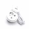 Kép 5/5 - TOO GPS-104-1W IP20,1x 2P+F,USB-A,Type-C,Qi- töltés,kábelkiv.,színes csomagolás,fehér asztalba süllyeszthető elosztó