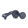 Kép 1/4 - TOO GPS-105-1B IP20,1x 2P+F,USB-A,Type-C,Qi- töltés,kábelkiv.,színes csomagolás,fekete asztalba süllyeszthető elosztó