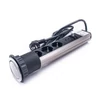Kép 2/6 - TOO PPS-306-3BR IP20, 3x 2P+F, 2x USB-A, szálcsiszolt asztalba süllyeszthető elosztó