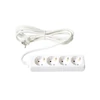 Kép 2/2 - TOO PSW-430 4 aljzat 3 méter 3x1.5mm2 fehér elosztó