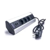 Kép 2/5 - TOO VPS-315-3S IP20, 3x 2P+F, 2x USB-A, ezüst asztalra rögzíthető elosztó