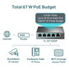 Kép 7/8 - TP-Link 5-Port 10/100Mbps Desktop Switch with 4-Port PoE