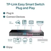 Kép 5/10 - TP-Link TL-SG1428PE 24xGbE PoE+ LAN 2xGbE SFP port Easy Smart PoE+ switch