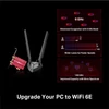 Kép 10/13 - TP-Link Hálózati adapter WiFi AXE5400 - Archer TXE75E (PCI-E; 574Mbps 2.4Ghz + 2402Mbps 5Ghz + 2402Mbps 6Ghz; BT5; Wifi6