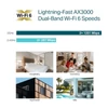 Kép 20/22 - TP-Link Access Point WiFi AX3000 - Omada EAP650-Wall (574Mbps 2,4GHz + 2402Mbps 5GHz; 1Gbps; at PoE; Wifi6)