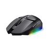 Trust Egér Gamer Vezeték nélküli - GXT110 Felox (Optikai érzékelő; 800-4800DPI; 6 gomb; LED; Akkumulátor; fekete)