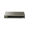 Kép 4/5 - Tenda TEF1109P-8-63W 9port 8 FE +1 GbE Uplink LAN PoE (63W) switch