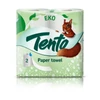 Kép 2/2 - Kéztörlő, tekercses, 2 rétegű, TENTO "Family Super Aqua", fehér