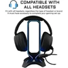 Kép 7/13 - The G-Lab K-Stand Radon Gaming Headset Stand Black