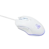 The G-Lab Gamer Egér - KULT HELIUM W (3200 DPI, 6 gomb, makro, 1,8m kábel, RGB LED, fehér)